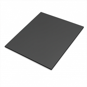 Полистирол листовой BLACK 640 UV 2мм гл/мат HIPS GEBAU ударопрочный