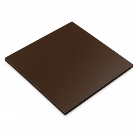 Полистирол листовой BROWN 218 UV 2мм гл/мат HIPS GEBAU ударопрочный
