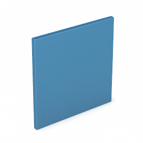 Полистирол листовой BLUE 306 UV 2мм гл/мат HIPS GEBAU ударопрочный